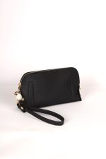 El Çantası Orta Boy Telefon Çantası Siyah Desen