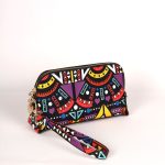 El Çantası Orta Boy Telefon Çantası Totem Desenli