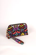 El Çantası Orta Boy Telefon Çantası Totem Desenli