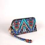 El Çantası Orta Boy Telefon Çantası Totem Desenli